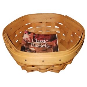 Longaberger CLASSIC STAIN Sage Hostess Booking Basket - NEW